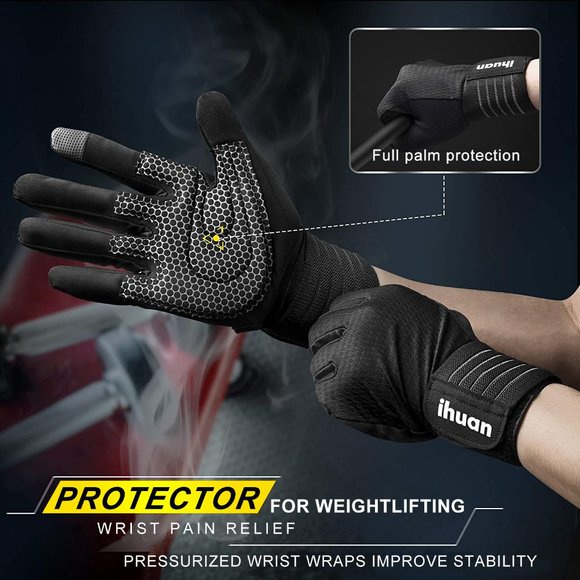 Full finger workout gloves for weight lifting men and women - Picture 6 of 7